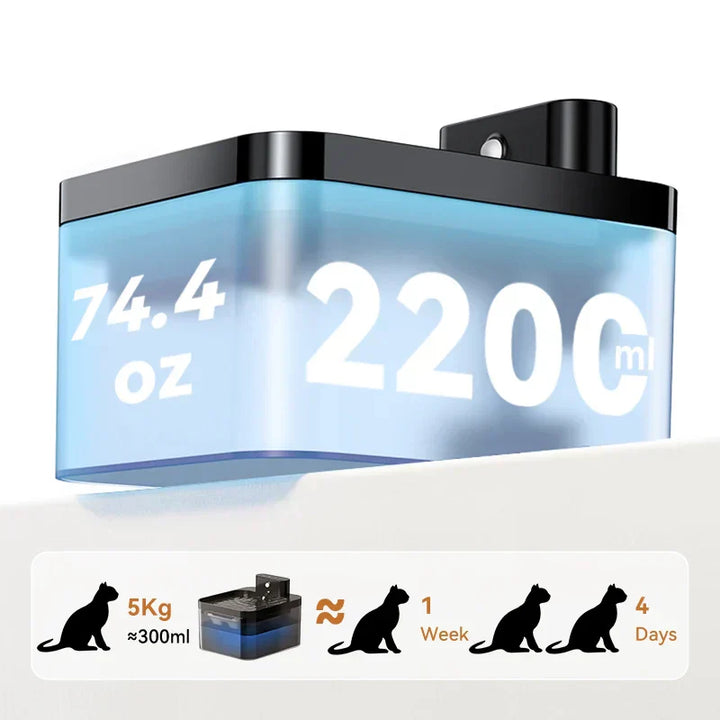 Wireless Automatic Cat Water Fountain