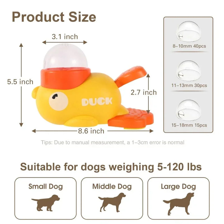 Interactive Duck Puzzle Dog Feeder