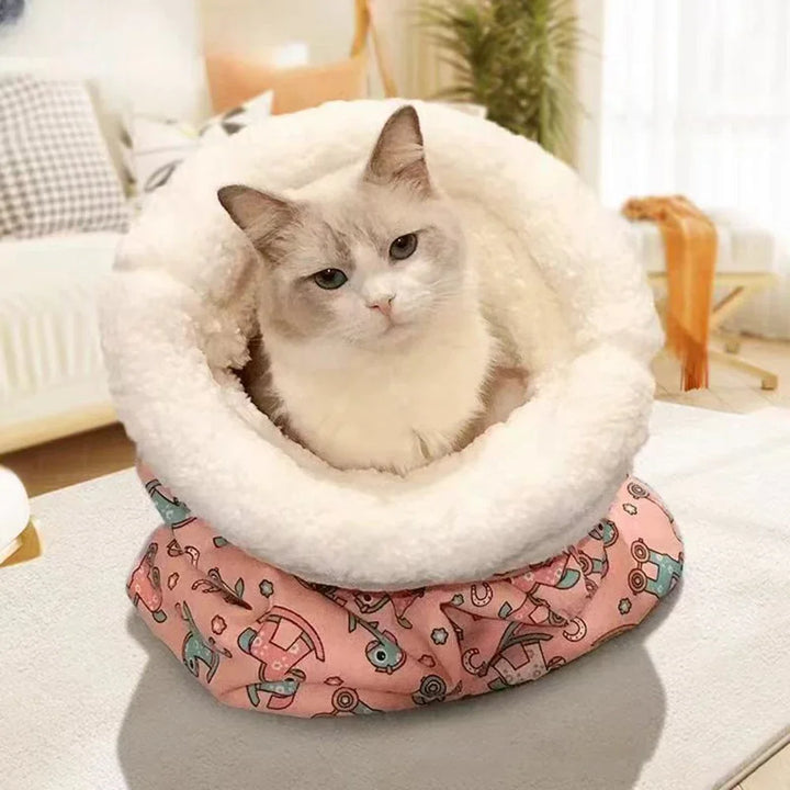 Cozy Plush Small Cat Sleeping Bag