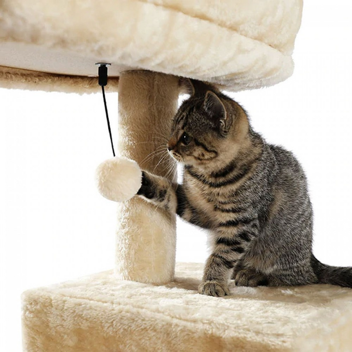 Cat Tree Tower with Modern Spacious Hammocks