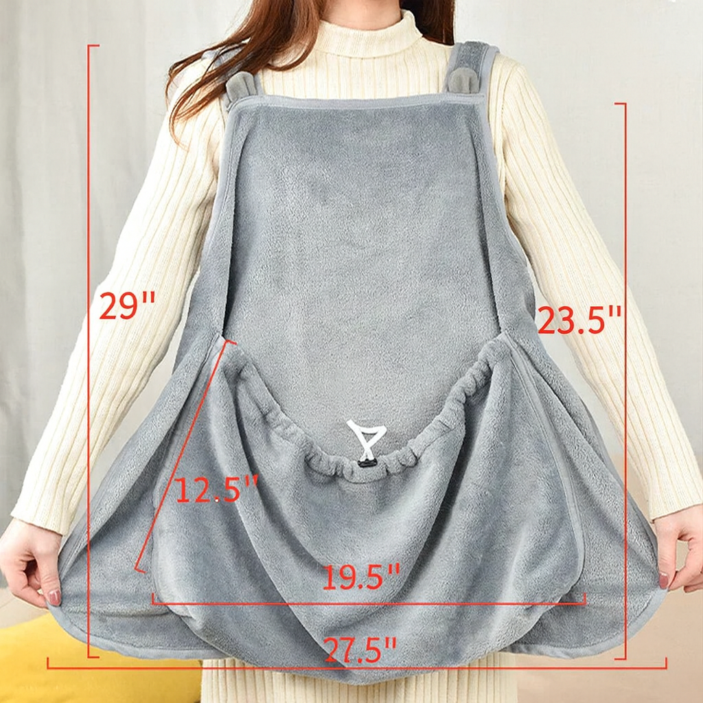 Cat Carrier Apron with Sleeping Pocket